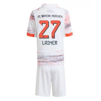Billige Fotballdrakt Bayern Munich Konrad Laimer #27 Replika Bortedraktsett Barn 2025-26 Kortermet (med bukser)